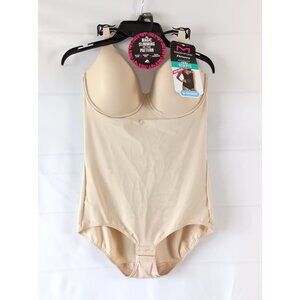 Maidenform Flexees Ultra Firm Bodyshaper Bra XL Nude NWT Shapewear Slimming